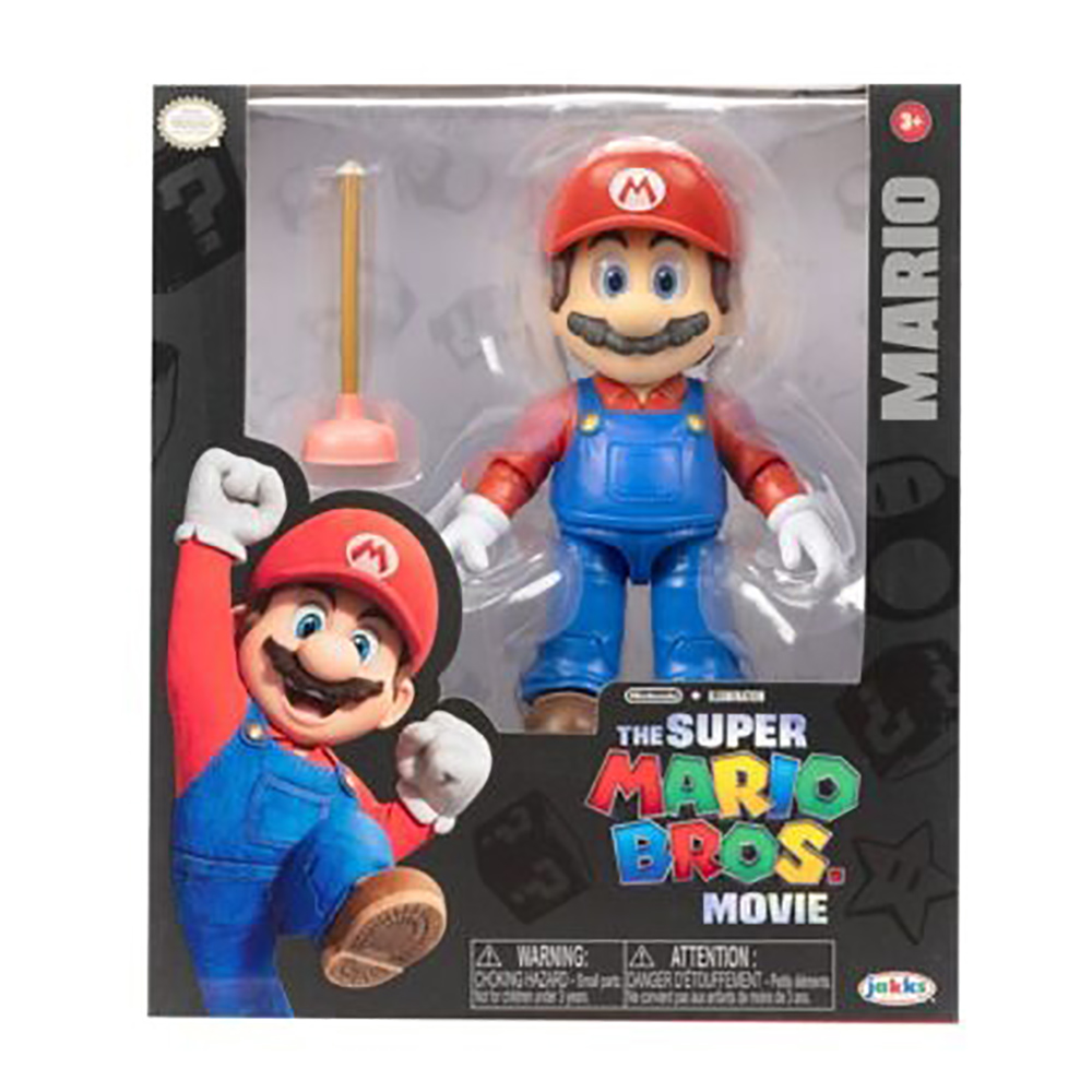 Nintendo 任天堂《 超級瑪利歐 》瑪利歐電影:5吋珍藏公仔-瑪利歐