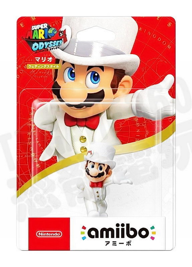 Nintendo 任天堂AMIIBO NFC SWITCH NS 超級瑪利歐 奧德賽 婚禮 白紗 禮服 新郎 瑪利歐 MARIO