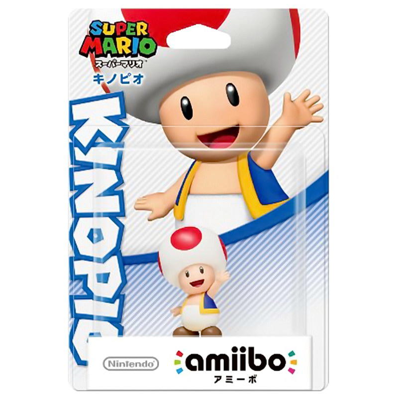 Nintendo 任天堂AMIIBO NFC SWITCH NS 超級瑪利歐 奇諾比奧 SUPER MARIO KINOPIO TOAD
