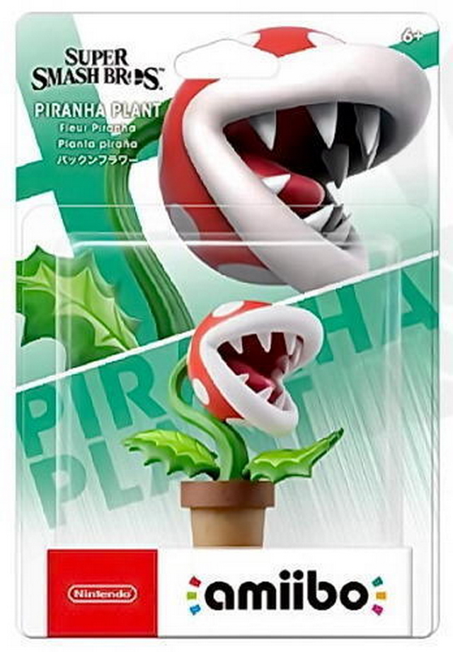 Nintendo 任天堂AMIIBO NFC SWITCH NS 任天堂明星大亂鬥 食人花 吞食花 PIRANHA PLANT