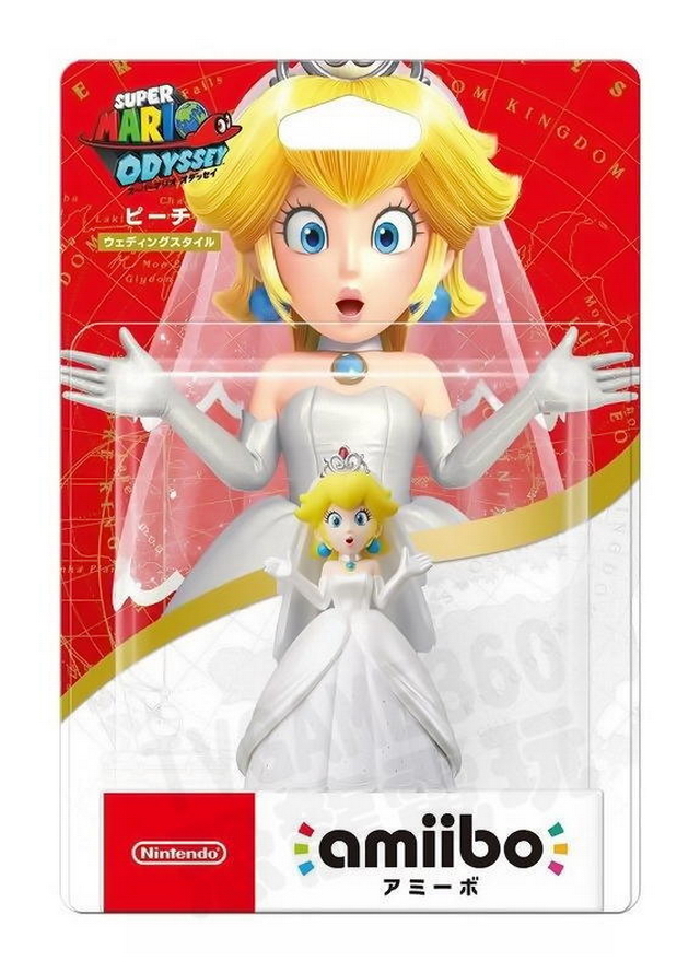 Nintendo 任天堂AMIIBO NFC SWITCH NS 超級瑪利歐 奧德賽 婚禮 白紗 禮服 新娘 碧姬公主 PEACH