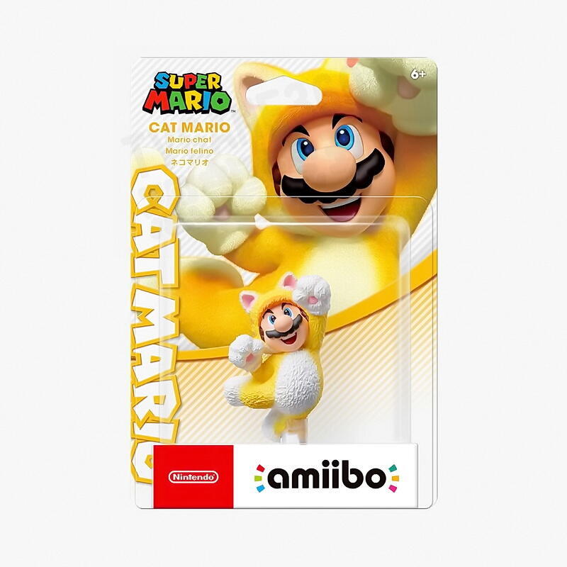 Nintendo 任天堂AMIIBO NFC SWITCH NS 超級瑪利歐3D世界 狂怒世界 貓咪瑪利歐 CAT MARIO