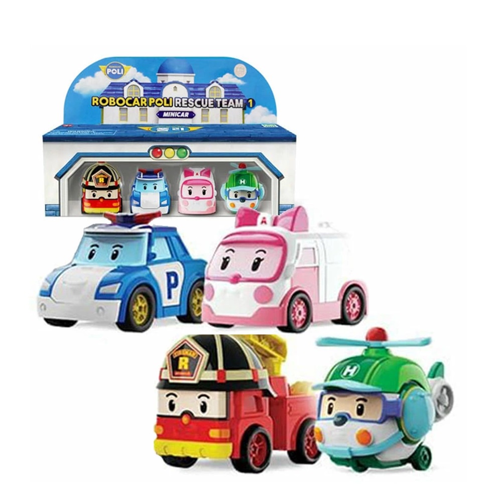 POLI 波力ROI迷你模型車-救援小隊4入組
